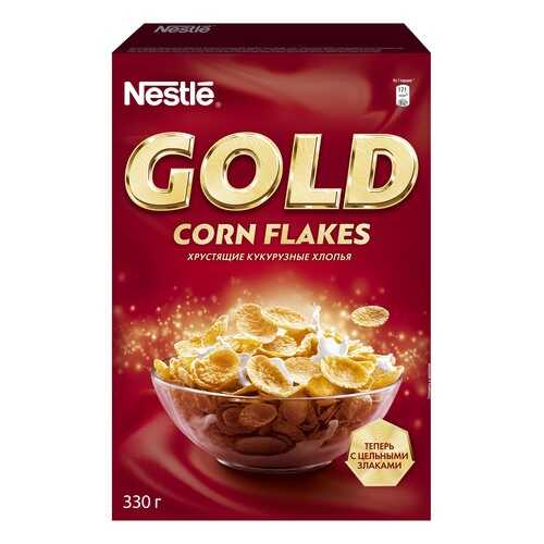 Готовые завтраки Nestle gold голд кукурузные хлопья 330 г в Бристоль