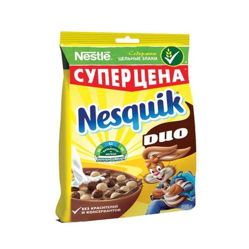 Готовый завтрак Nesquik duo шоколадный 250 г в Бристоль