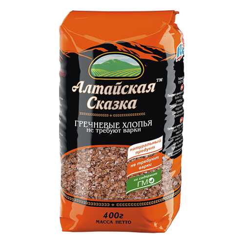 Хлопья Алтайская сказка гречневые 400 г в Бристоль