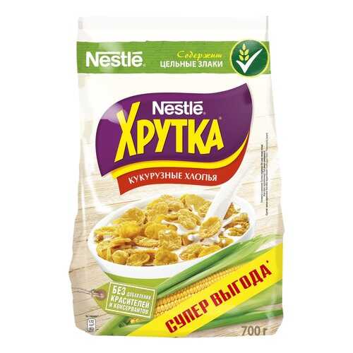 Хлопья Хрутка кукурузные хрустящие, обогащенные кальцием 700 г в Бристоль