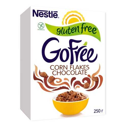 Хлопья кукурузные шоколадные Nestle Gofree обогащенные витаминами 250 г в Бристоль