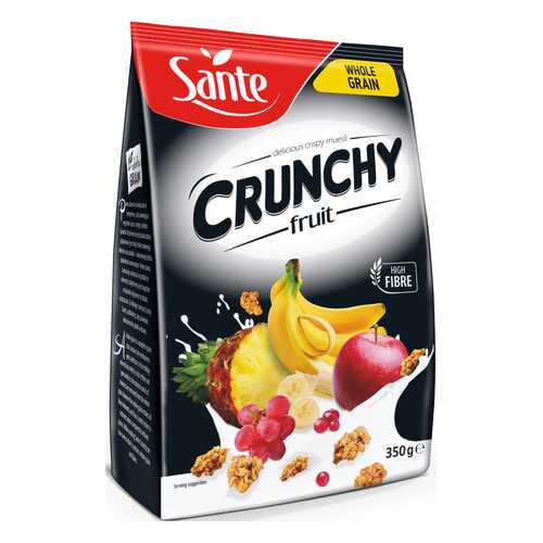 Хлопья Sante Crunchy Овсяные с фруктами 350г в Бристоль