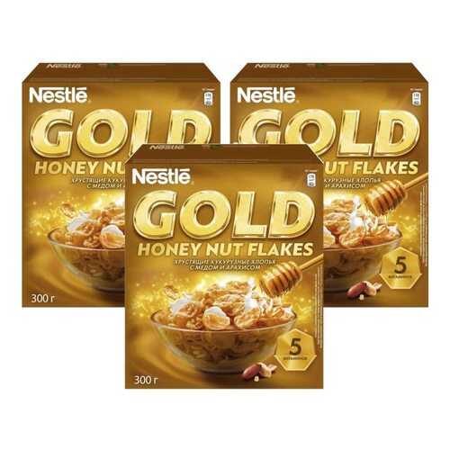 Кукурузные хлопья Gold Flakes с медом и орехами 3*300 г в Бристоль