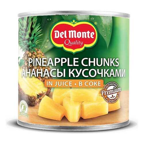 Ананасы DEL MOHTE кусочками в соку 435г в Бристоль