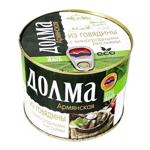 Долма армянская из говядины Ecofood 460 г в Бристоль