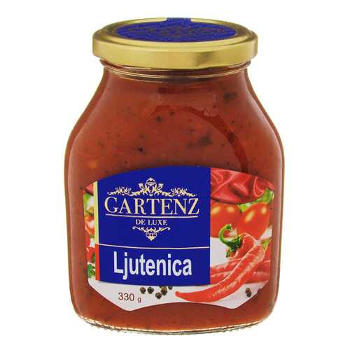 Икра «Лютеница», Gartenz de Luxe, 330 г, Республика Сербия в Бристоль