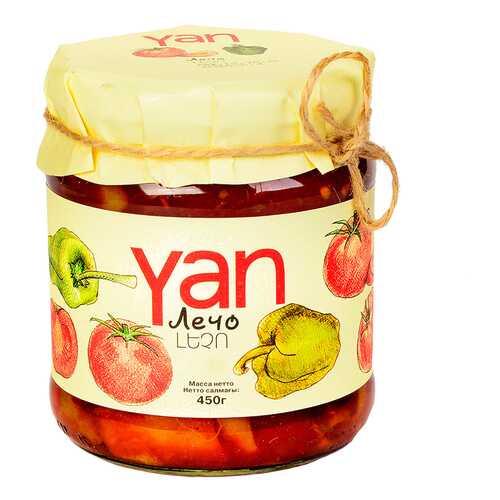 Лечо консервированное YAN 450 г, Армения в Бристоль