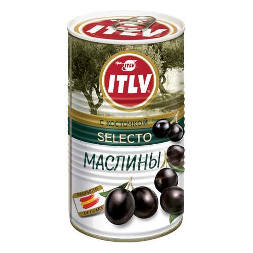 Маслины ITLV с косточкой 0.37 л в Бристоль