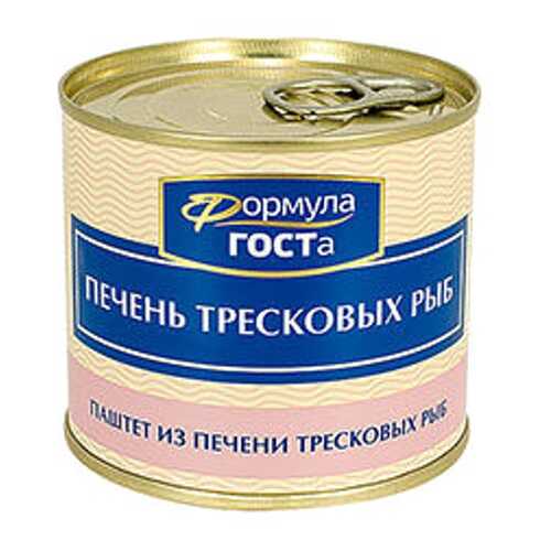 Печень тресковых рыб Формула ГОСТа 220 гр. в Бристоль