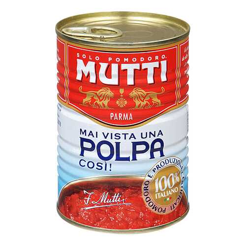 Томаты Mutti резанные кубиками в томатном соке 400 г в Бристоль