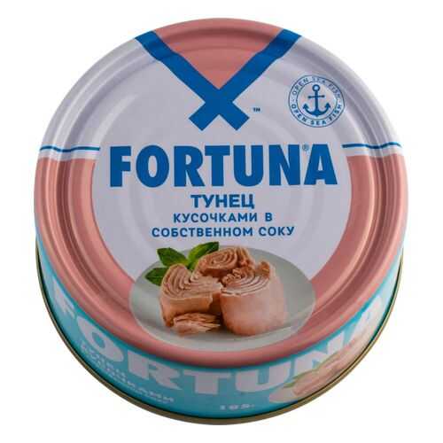 Тунец Fortuna в собственном соку кусочками 185 г в Бристоль