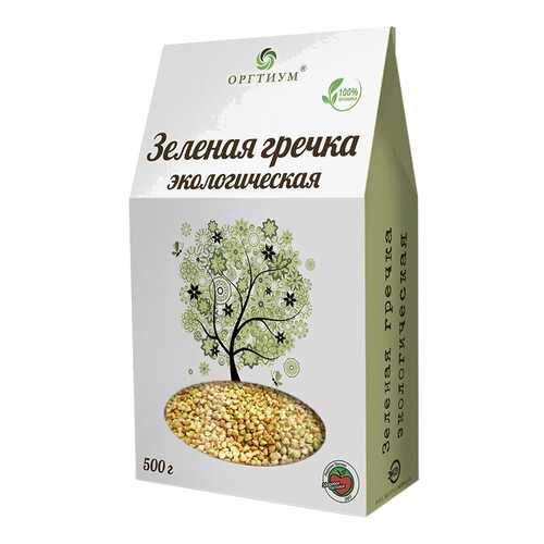 Гречка Оргтиум зеленая экологическая 500 г в Бристоль