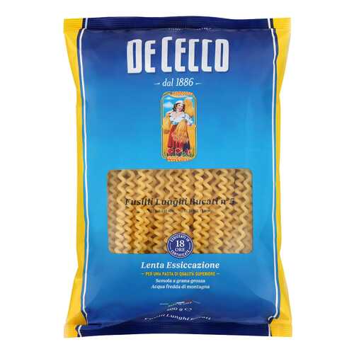 Макароны De Cecco Fusilli lunghi bucati №5 500 г в Бристоль