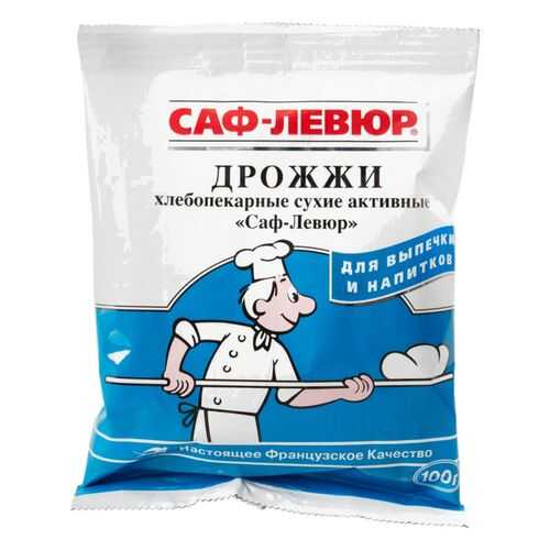 Дрожжи хлебопекарные Саф-левюр сухие активные 100 г в Бристоль