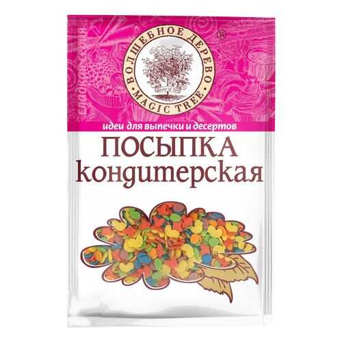 Посыпка кондитерская Волшебное дерево пасхальная смесь 40 г в Бристоль