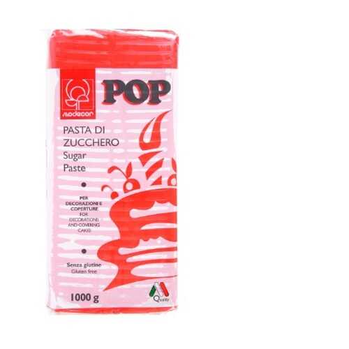 Сахарная Мастика универсальная для торта Modecor POP - Красная, 1кг. (25470/p) в Бристоль