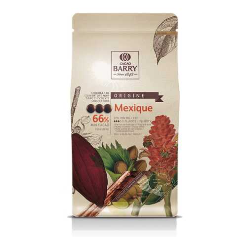 Шоколад Cacao Barry MEXIQUE - Темный, 66%, 1кг. (CHD-N66MEX-2B-U75) в Бристоль