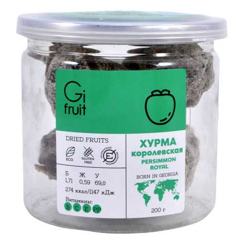 Хурма Королевская сушеная GIFRUIT, 200г в Бристоль