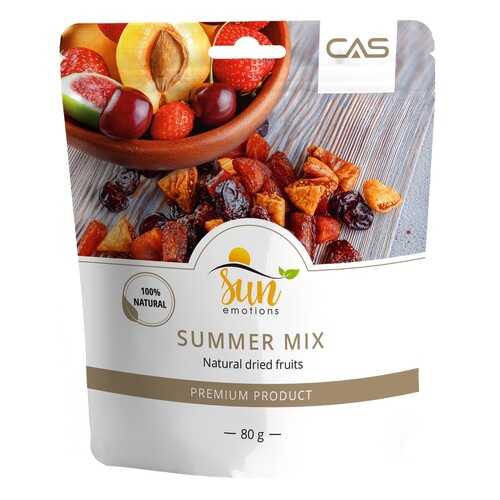 Смесь Summer Mix Sun Emotions инжир, вяленый абрикос, клубника, вишня 80 г в Бристоль