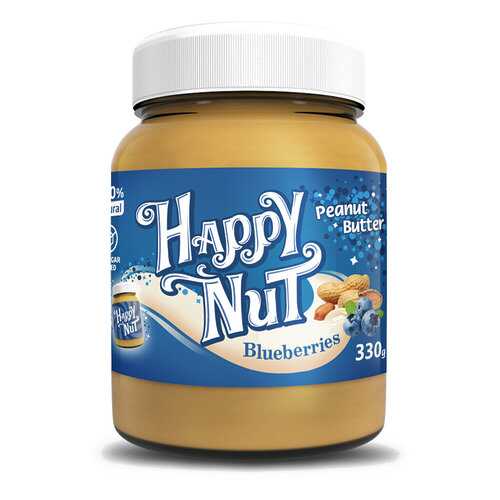 Арахисовая паста Happy Life Happy Nut с черникой 330 г в Бристоль