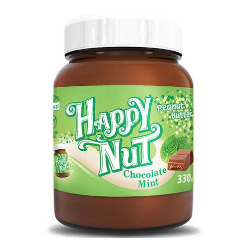 Арахисовая паста шоколадная HAPPY NUT с мятой 330 г в Бристоль