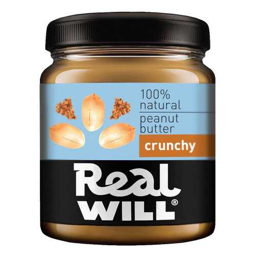 Real Will Peanut butter хрустящая 500 г в Бристоль