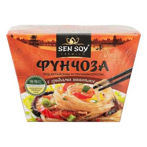 Фунчоза Sen Soy под китайским устричным соусом с грибами шиитаке 125 г в Бристоль