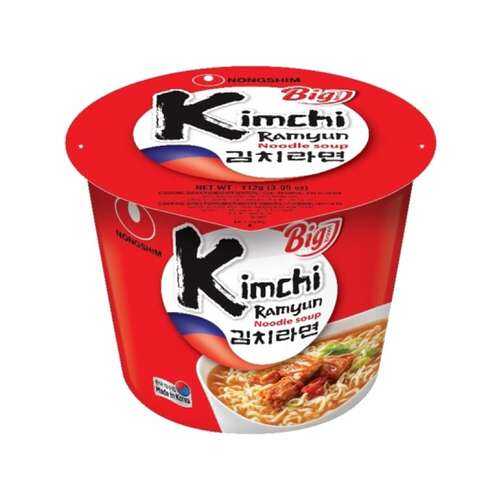 Лапша быстрого приготовления Кимчи Рамен Nongshim чашка 112 г в Бристоль