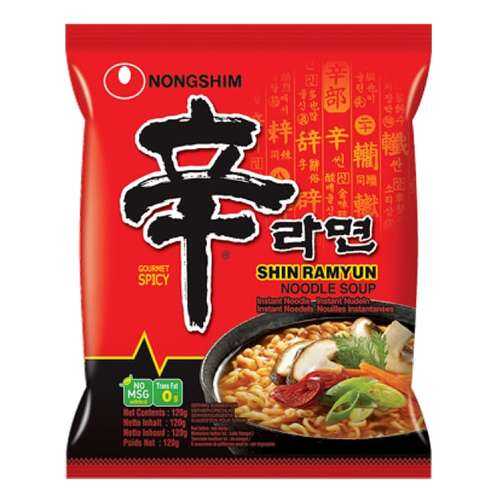 Лапша быстрого приготовления Шин Рамен Nongshim 120 г в Бристоль