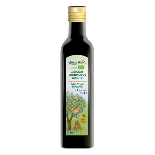 Масло детское оливковое Fleur Alpine Органик, 6 мес., 250, 12 бутылок в Бристоль