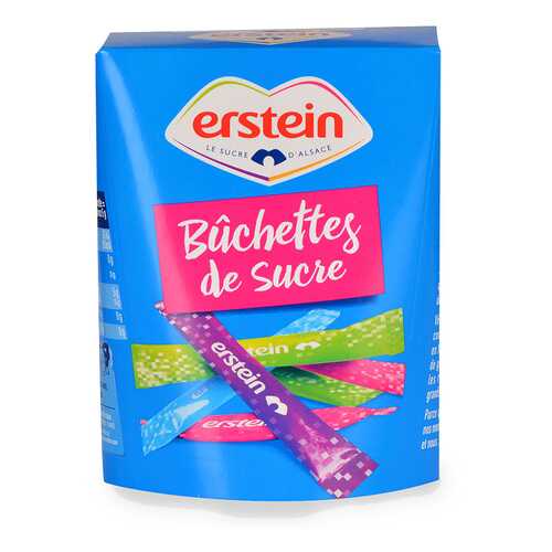 Сахар тростниковый белый в индивидуальных пакетиках Erstein 5 г * 75 шт, Франция в Бристоль