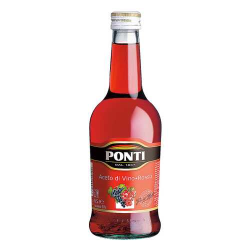 Уксус винный PONTI красный 500мл в Бристоль