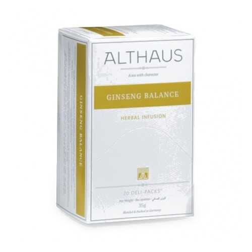 Чай Althaus Ginseng Balance Deli Pack 20*1.75 г в Бристоль