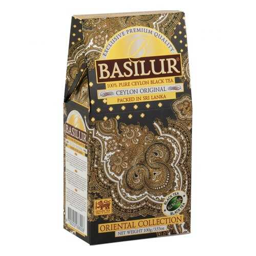 Чай Basilur Ceylon Original, черный листовой, 100 гр в Бристоль