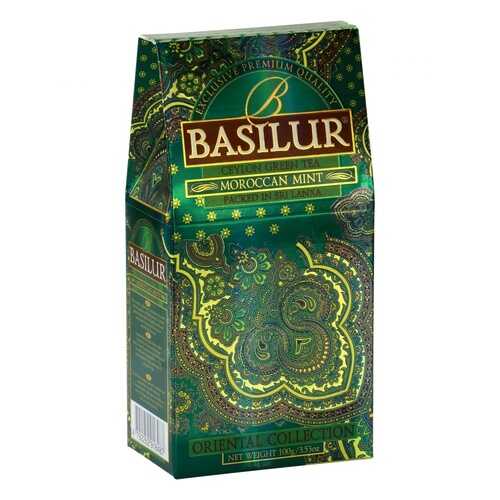 Чай Basilur Moroccan Mint, зеленый листовой с добавками, 100 гр в Бристоль