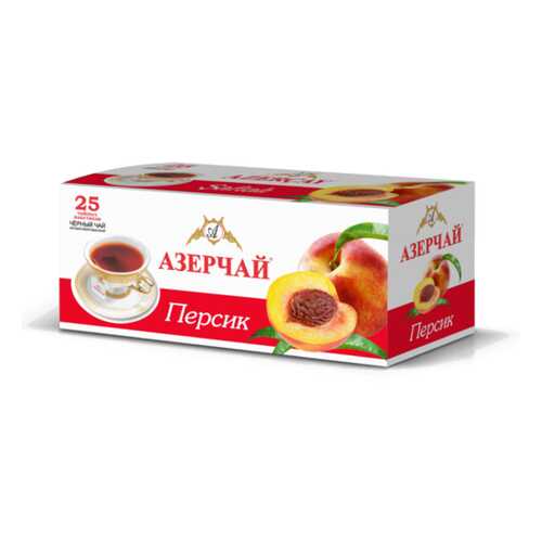Чай черный Азерчай персик 25 пакетиков в Бристоль