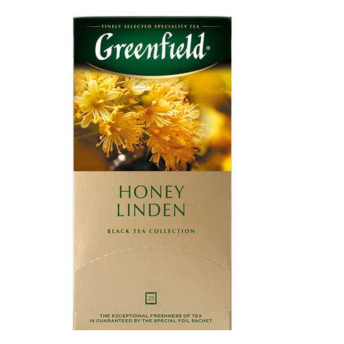 Чай черный Greenfield Honey Linden 25 пакетиков в Бристоль