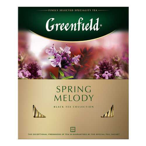 Чай черный Greenfield Spring Melody 100 пакетиков в Бристоль