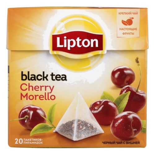 Чай черный Lipton cherry morello 20 пакетиков в Бристоль