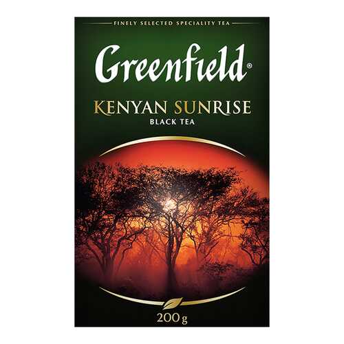 Чай черный листовой Greenfield Kenyan Sunrise 200 г в Бристоль