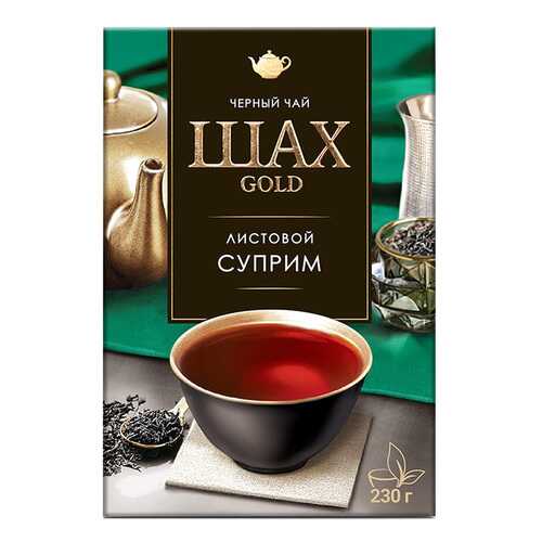 Чай черный листовой Шах Gold Суприм 230 г в Бристоль