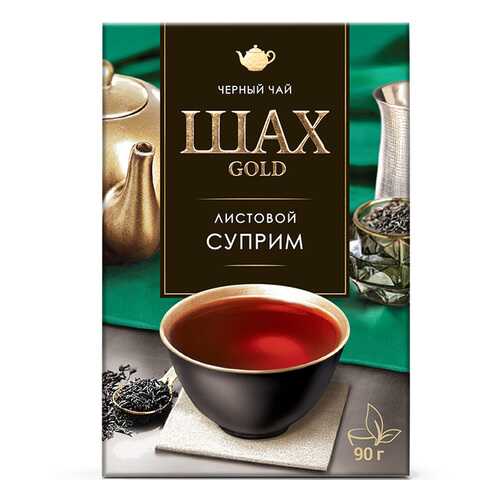 Чай черный листовой Шах Gold Суприм 90 г в Бристоль