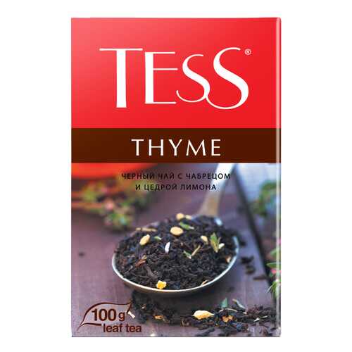 Чай черный листовой Tess Thyme 100 г в Бристоль
