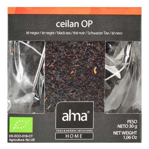 Чай черный Organic Alma Home цейлонский 15*1.86 г в Бристоль