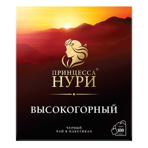 Чай черный Принцесса Нури Высокогорный 100 пакетиков в Бристоль