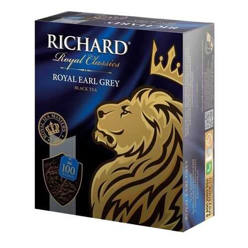 Чай черный Richard royal earl grey 100 пакетиков в Бристоль