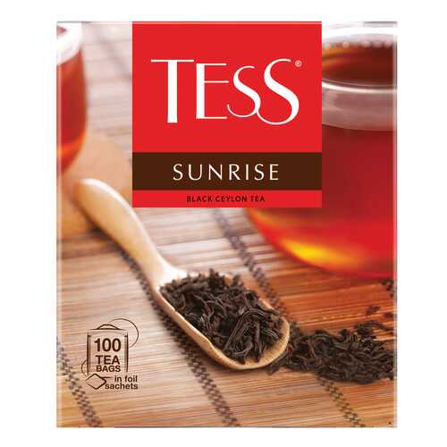 Чай черный Tess Sunrise 100 пакетиков в Бристоль