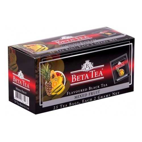 Чай черный в пакетиках для чашки Beta Tea мультифрукт 25*2 г в Бристоль