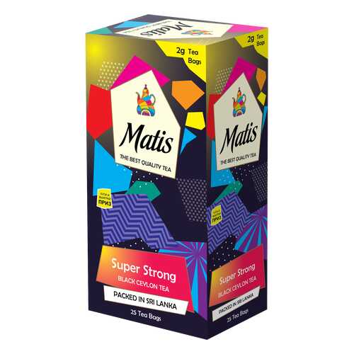 Чай черный в пакетиках для чашки Матис Super Strong 25*2 г в Бристоль