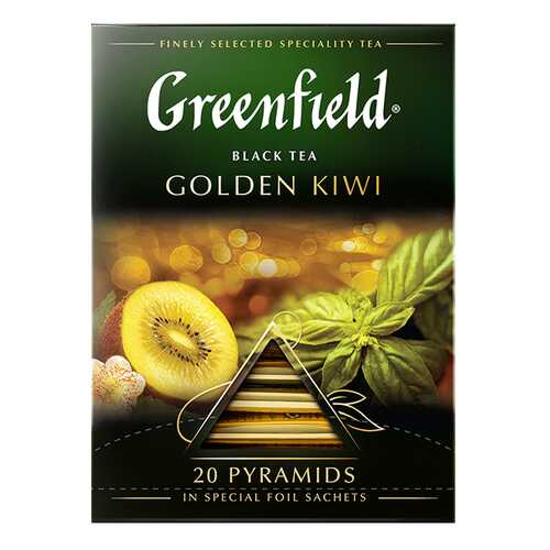 Чай черный в пирамидках Greenfield Golden Kiwi 20 пакетиков в Бристоль